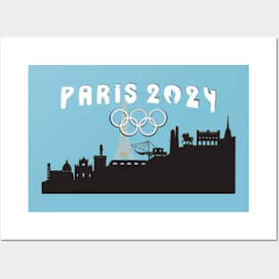 Paris Olympics 2024 with France focus Posters and Art